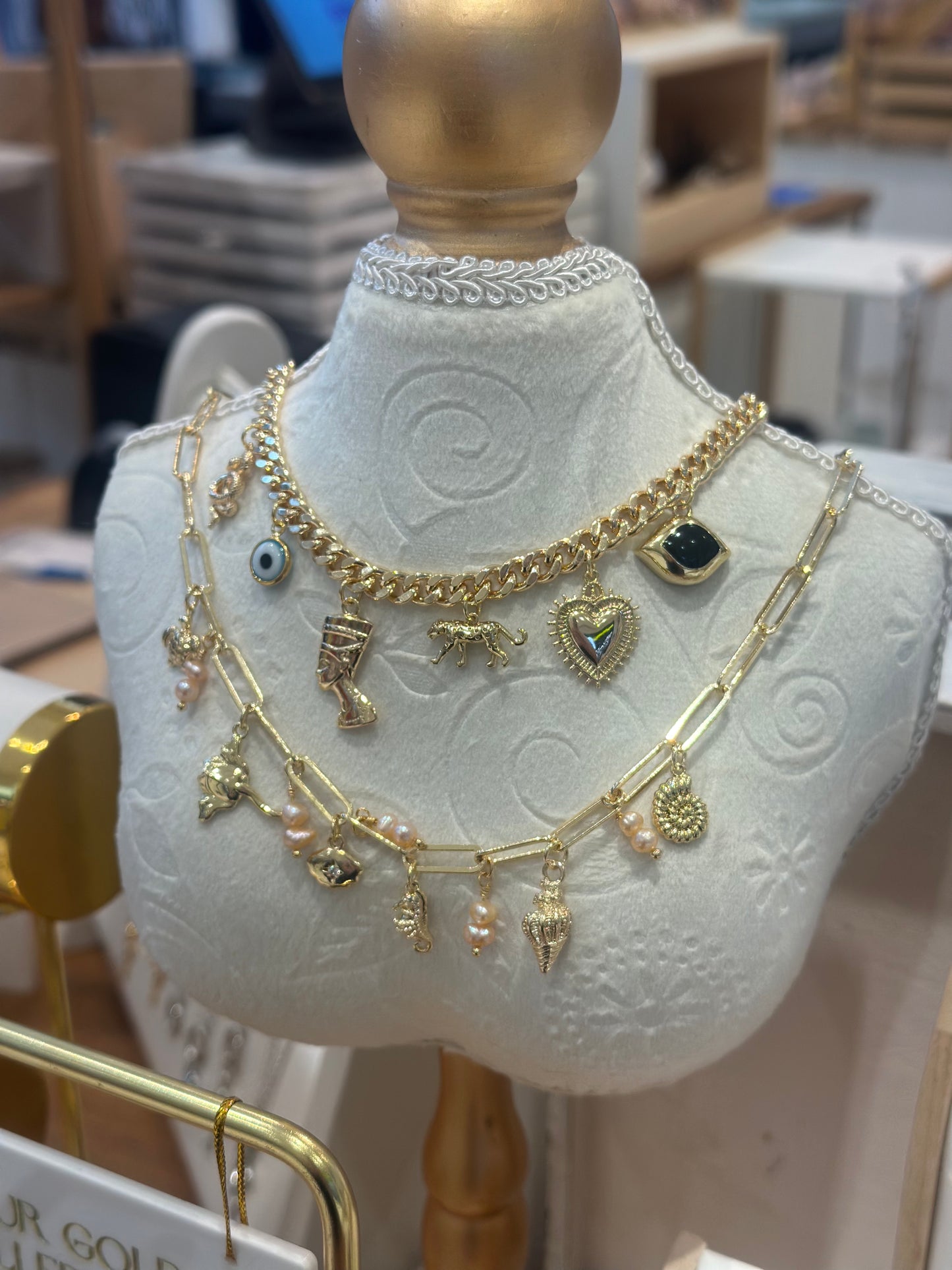 Cleo Charm Necklace