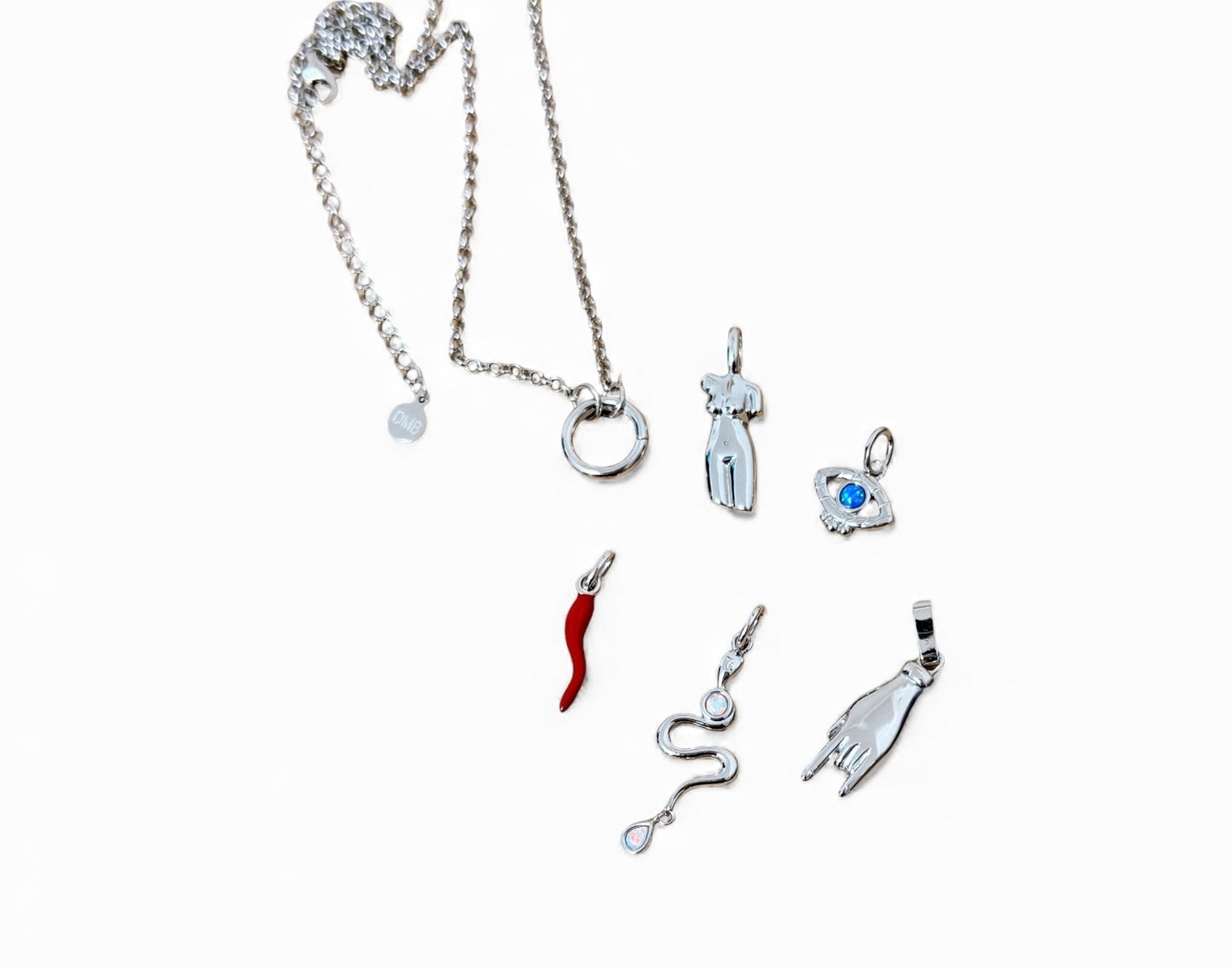 White Gold Charm Enhancer